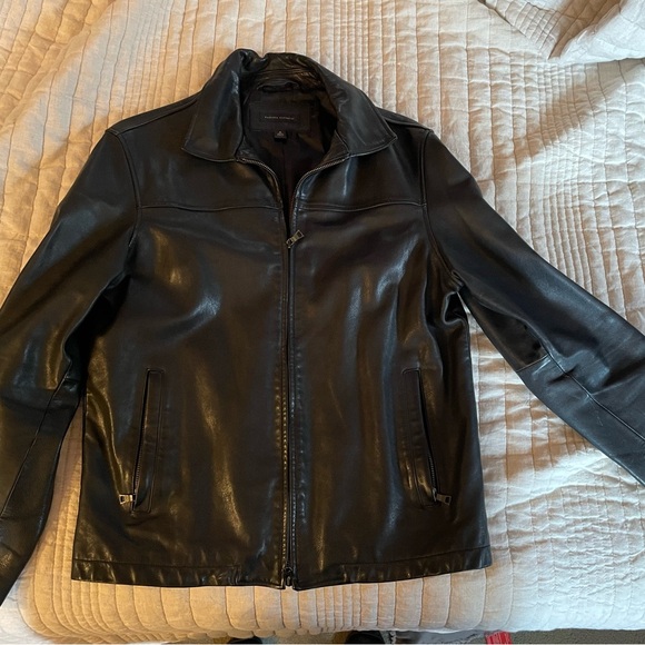 Leather jacket Banana Republic real leather - Picture 8 of 12